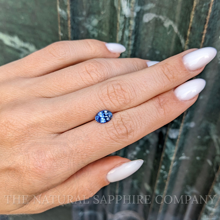 1.36 Ct. Blue Sapphire from Ceylon (Sri Lanka)