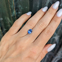 1.53 Ct. Blue Sapphire from Ceylon (Sri Lanka) Life Style