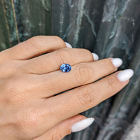 1.53 Ct. Blue Sapphire from Ceylon (Sri Lanka) Life Style