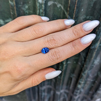1.71 Ct. Blue Sapphire from Ceylon (Sri Lanka) Life Style