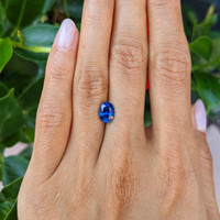 1.71 Ct. Blue Sapphire from Ceylon (Sri Lanka) Life Style
