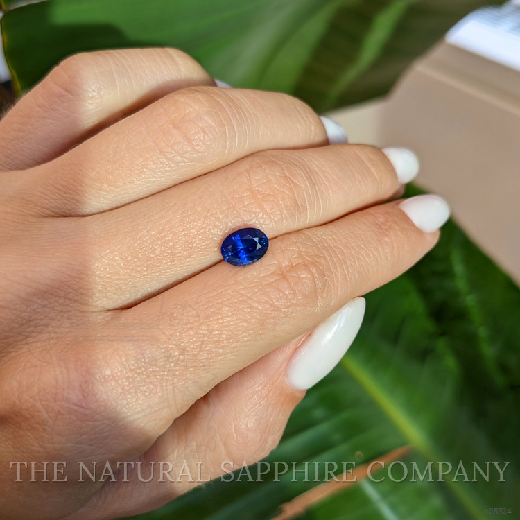 1.82 Ct. Blue Sapphire from Ceylon (Sri Lanka)