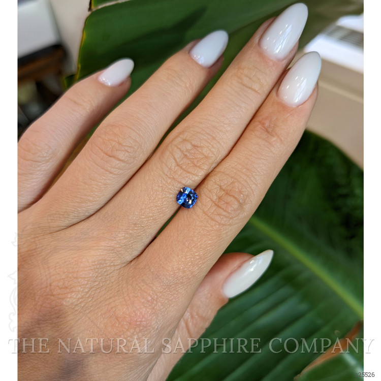 0.60 Ct. Blue Sapphire from Ceylon (Sri Lanka)