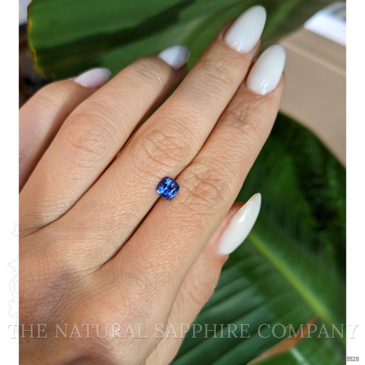 0.73 Ct. Blue Sapphire from Ceylon (Sri Lanka)