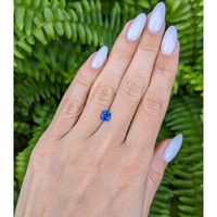 0.93 Ct. Blue Sapphire from Ceylon (Sri Lanka) Life Style