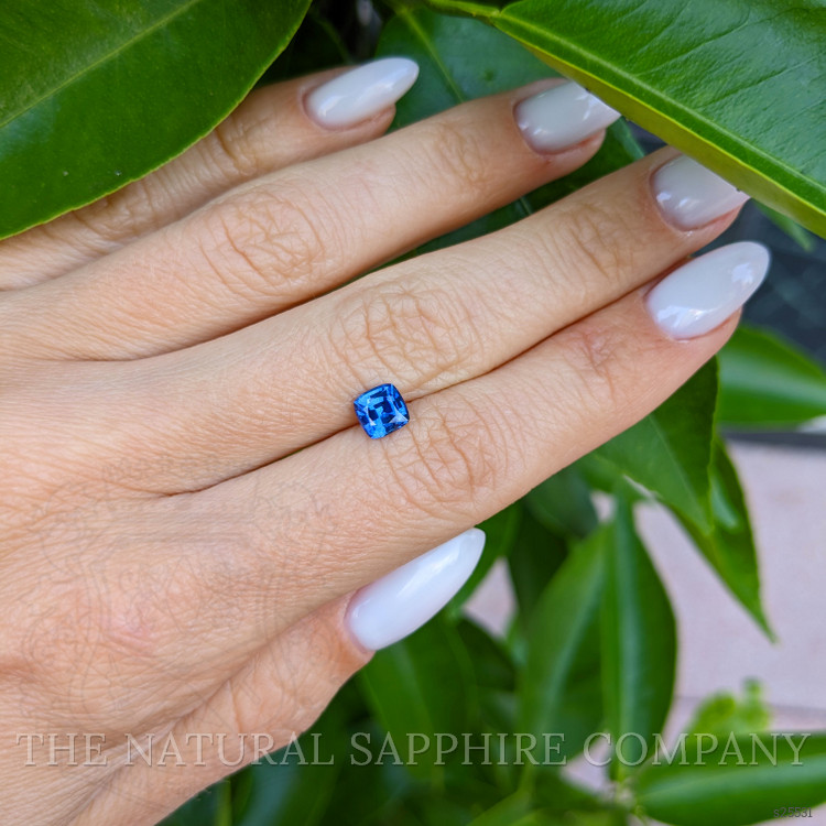 0.93 Ct. Blue Sapphire from Ceylon (Sri Lanka)
