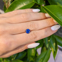 1.39 Ct. Blue Sapphire from Ceylon (Sri Lanka) Life Style
