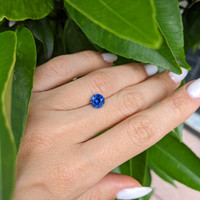 1.61 Ct. Blue Sapphire from Ceylon (Sri Lanka) Life Style