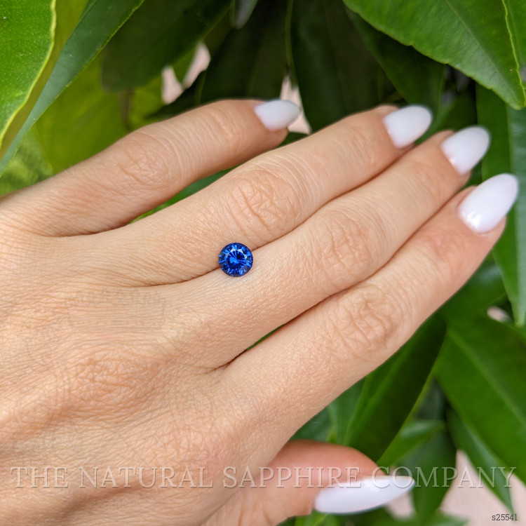 0.89 Ct. Blue Sapphire from Ceylon (Sri Lanka)