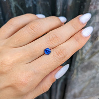 1.36 Ct. Blue Sapphire from Ceylon (Sri Lanka) Life Style