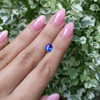 1.03 Ct. Blue Sapphire from Ceylon (Sri Lanka) Life Style