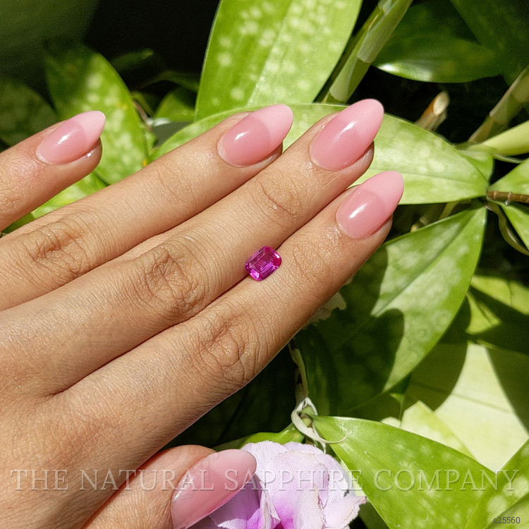 1.02 Ct. Pinkish Purple Sapphire from Mozambique