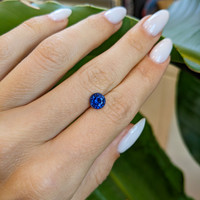1.29 Ct. Blue Sapphire from Ceylon (Sri Lanka) Life Style