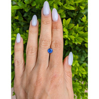 1.12 Ct. Blue Sapphire from Ceylon (Sri Lanka) Life Style