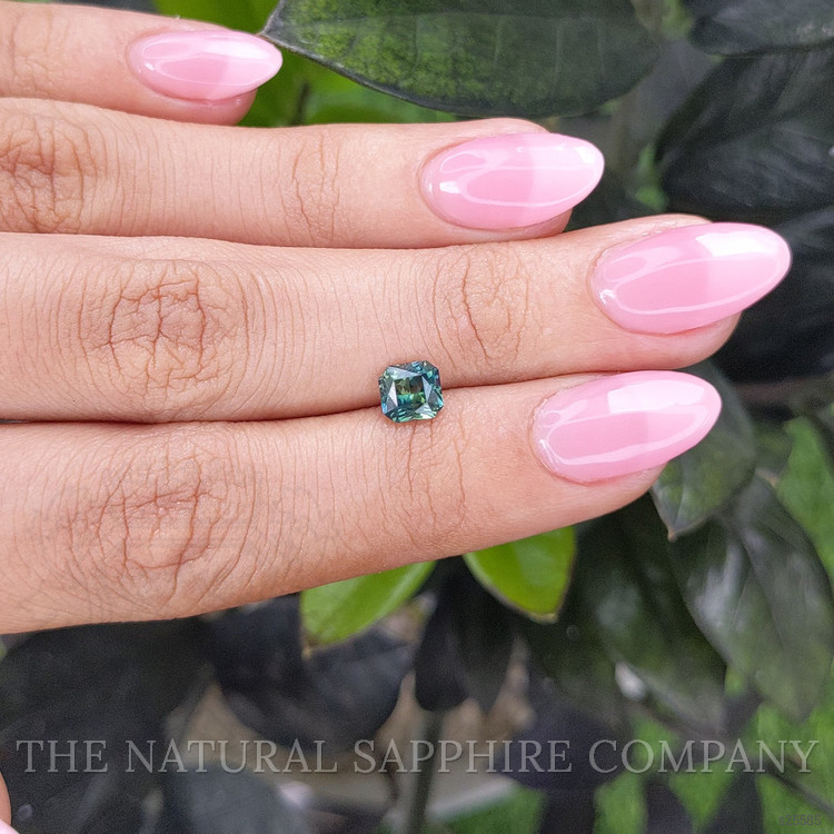 1.09 Ct. Bluish Green Sapphire from Madagascar