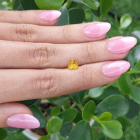 1.12 Ct. Orangish Yellow Sapphire from Ceylon (Sri Lanka) Life Style