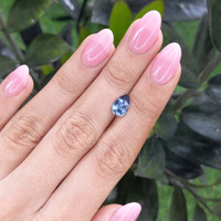 1.88 Ct. Blue Sapphire from Madagascar Life Style