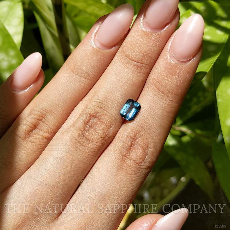 1.56 Ct. Greenish Blue Sapphire from Madagascar