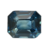 1.33 Ct. Greenish Blue Sapphire from Madagascar Video