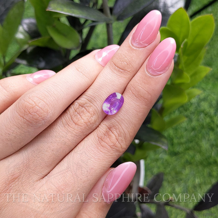 4.68 Ct. Pinkish Purple Sapphire from Ceylon (Sri Lanka)