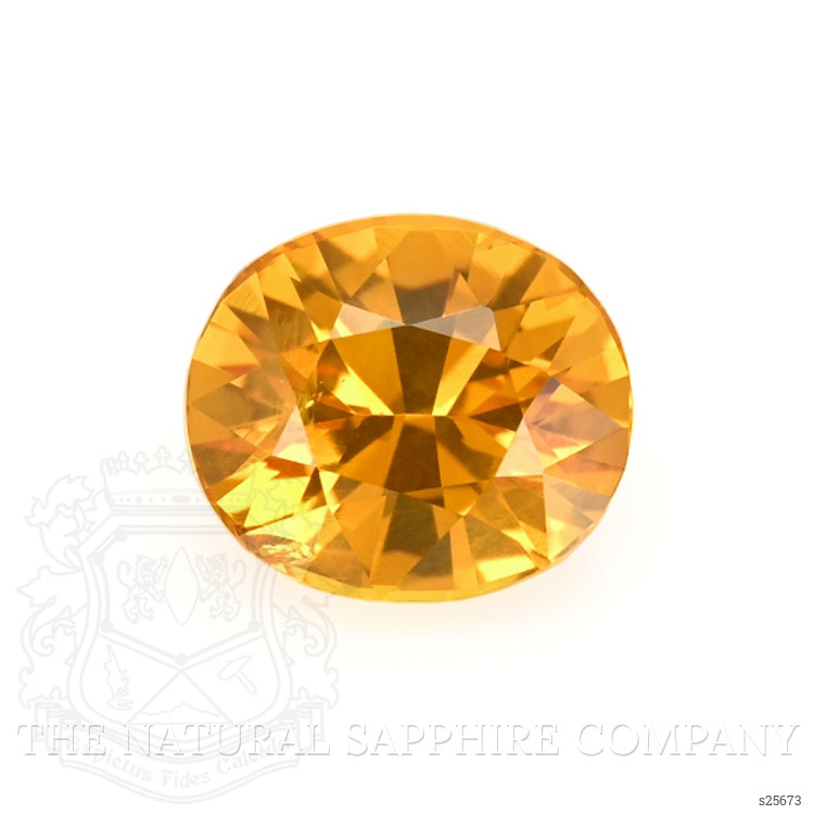 1.10 Ct. Orange Sapphire from Ceylon (Sri Lanka)