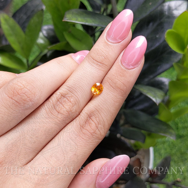 1.10 Ct. Orange Sapphire from Ceylon (Sri Lanka)