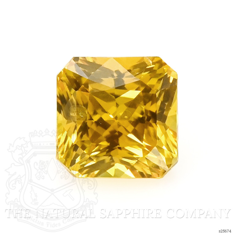 1.05 Ct. Orangish Yellow Sapphire from Ceylon (Sri Lanka)