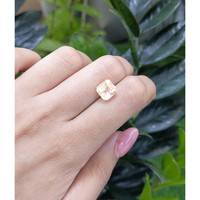 4.06 Ct. Peach Sapphire from Ceylon (Sri Lanka) Life Style