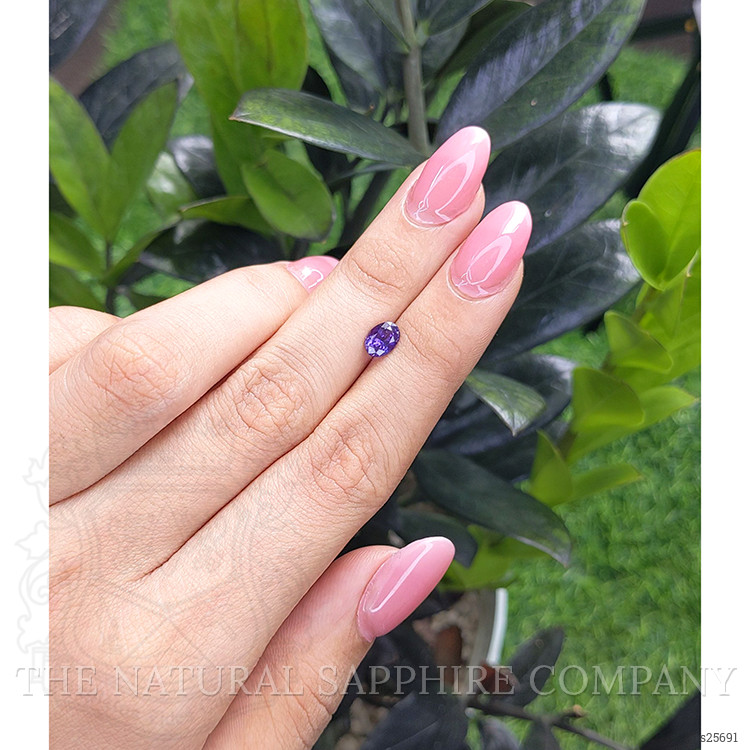 1.16 Ct. Purple Sapphire from Ceylon (Sri Lanka)