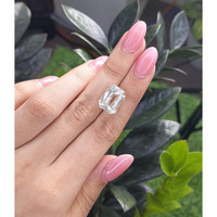 12.12 Ct. White Sapphire from Ceylon (Sri Lanka) Life Style