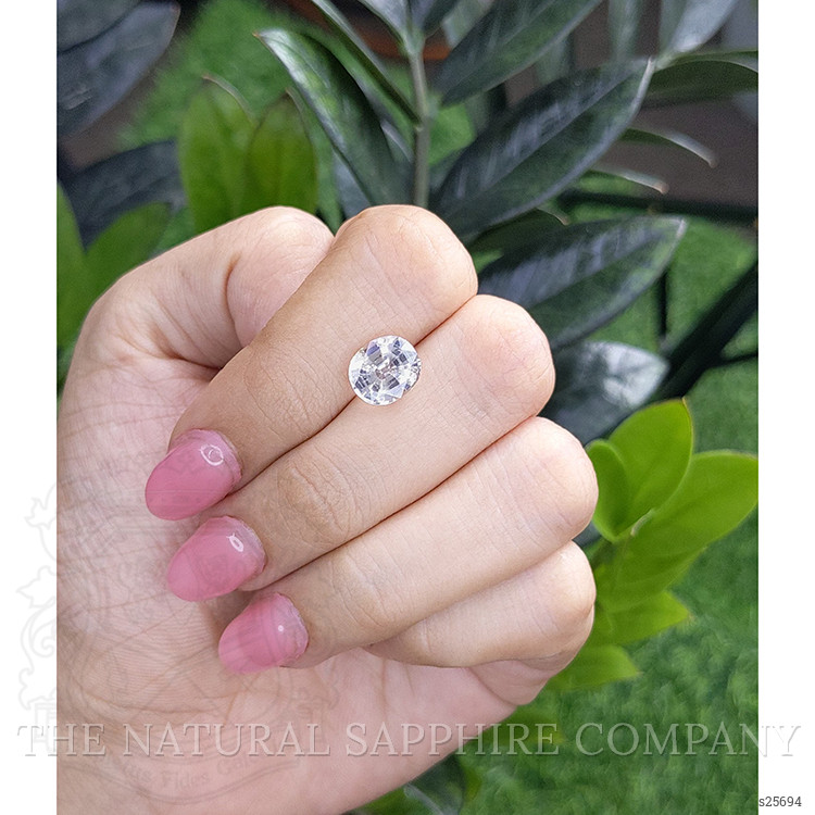 3.10 Ct. White Sapphire from Madagascar