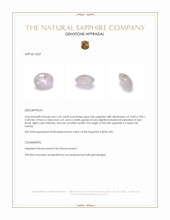 5.36 Ct. Grey Star Sapphire from Ceylon (Sri Lanka) Appraisal