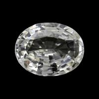 1.50 Ct. White Sapphire from Africa Video