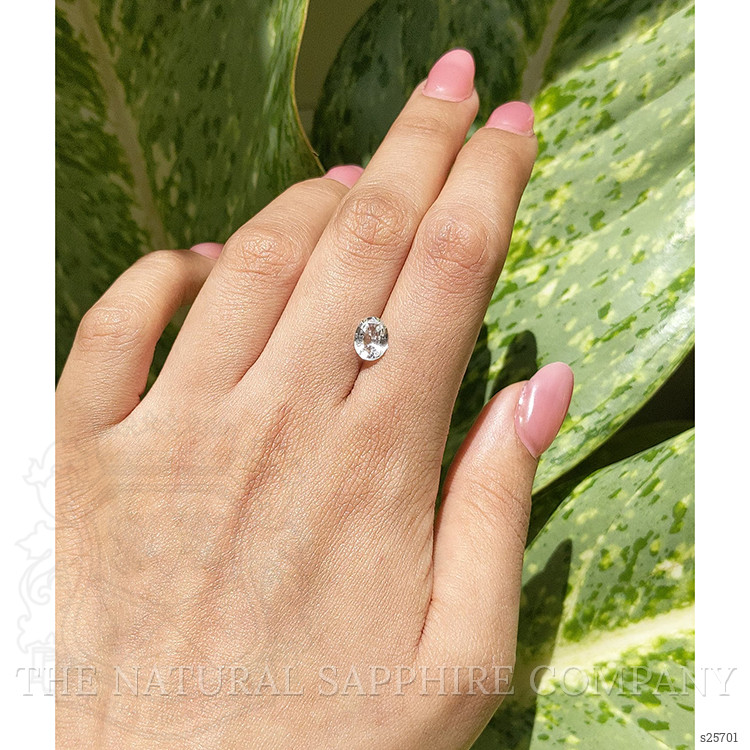 1.50 Ct. White Sapphire from Africa