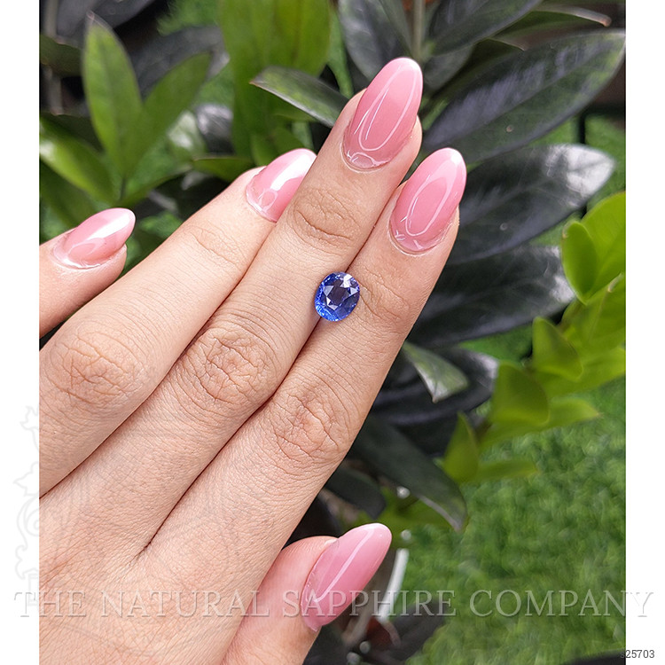 3.06 Ct. Blue Sapphire from Ceylon (Sri Lanka)