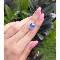 11.42 Ct. Blue Sapphire from Ceylon (Sri Lanka) Life Style