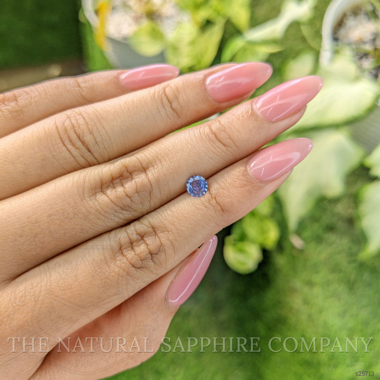 0.55 Ct. Blue Sapphire from Ceylon (Sri Lanka)