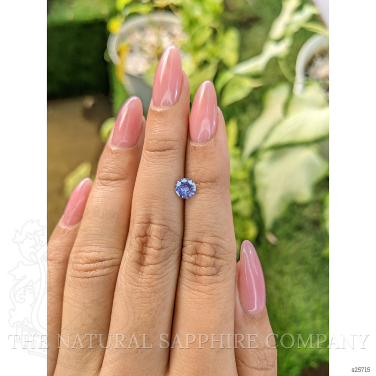 0.68 Ct. Blue Sapphire from Ceylon (Sri Lanka)