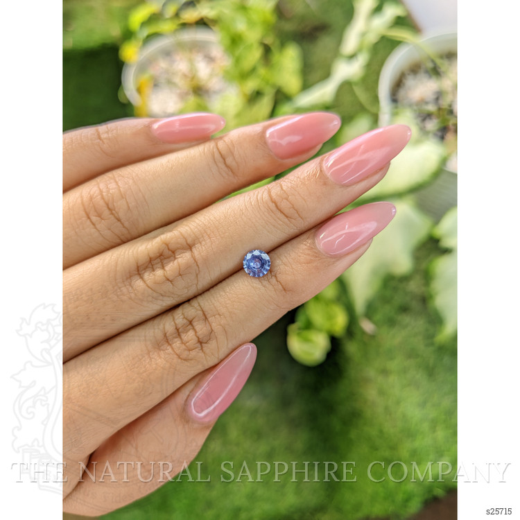 0.68 Ct. Blue Sapphire from Ceylon (Sri Lanka)