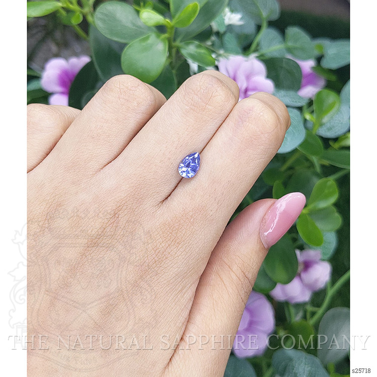 1.45 Ct. Purplish Blue Sapphire from Ceylon (Sri Lanka)