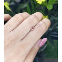 0.87 Ct. Padparadscha Sapphire from Madagascar Life Style