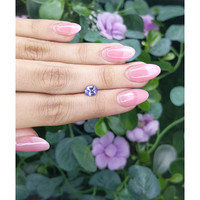 1.16 Ct. Violet Sapphire from Ceylon (Sri Lanka) Life Style