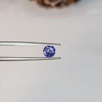 0.69 Ct. Purplish Blue Sapphire from Ceylon (Sri Lanka) Life Style
