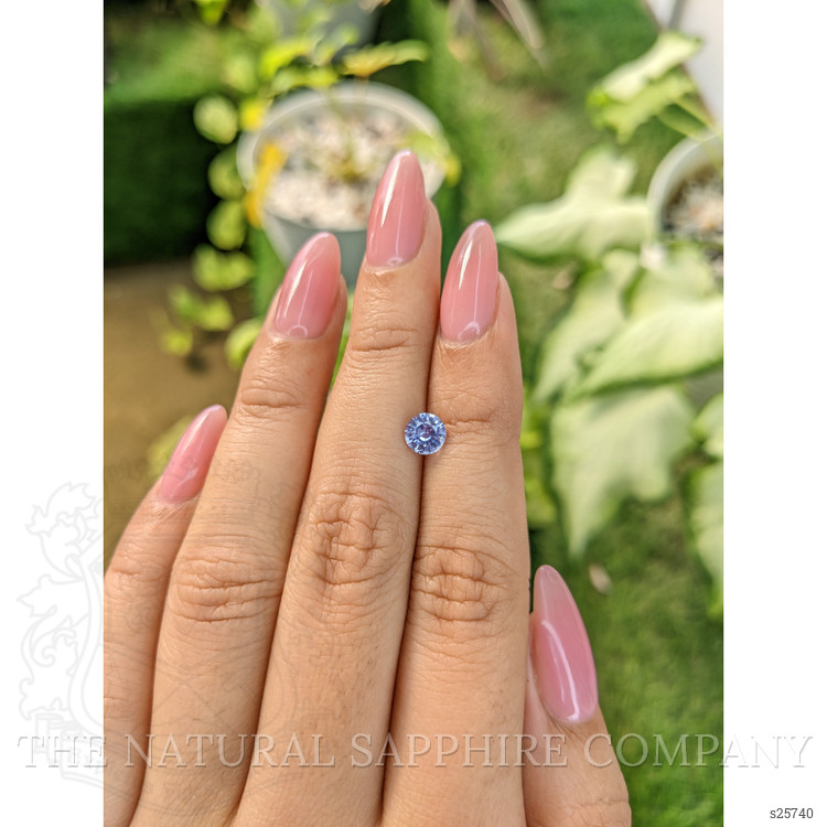 0.72 Ct. Blue Sapphire from Ceylon (Sri Lanka)