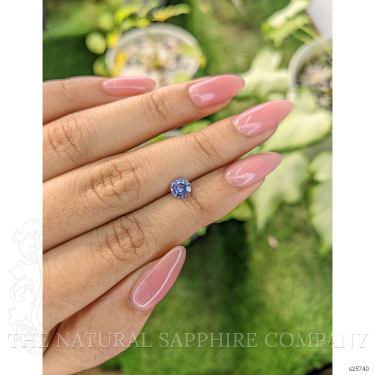 0.72 Ct. Blue Sapphire from Ceylon (Sri Lanka)
