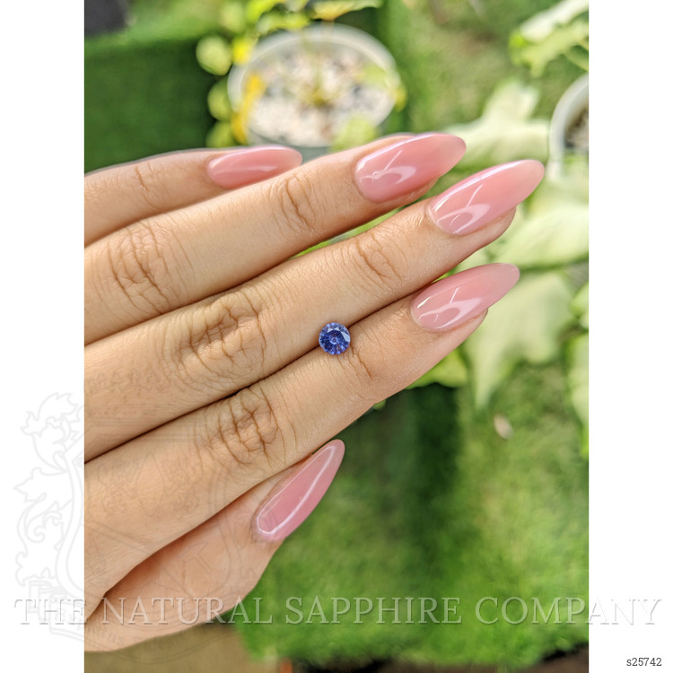 0.53 Ct. Blue Sapphire from Ceylon (Sri Lanka)