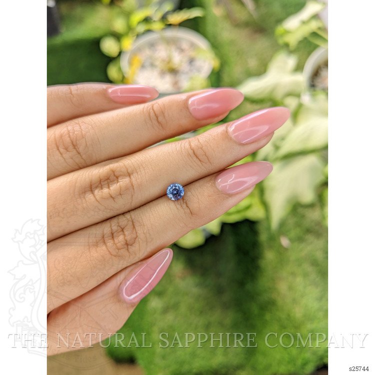 0.77 Ct. Blue Sapphire from Ceylon (Sri Lanka)