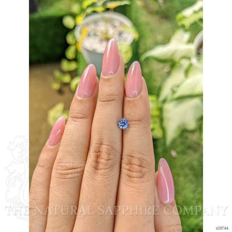 0.77 Ct. Blue Sapphire from Ceylon (Sri Lanka)
