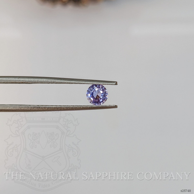 0.44 Ct. Bluish Purple Sapphire from Ceylon (Sri Lanka)