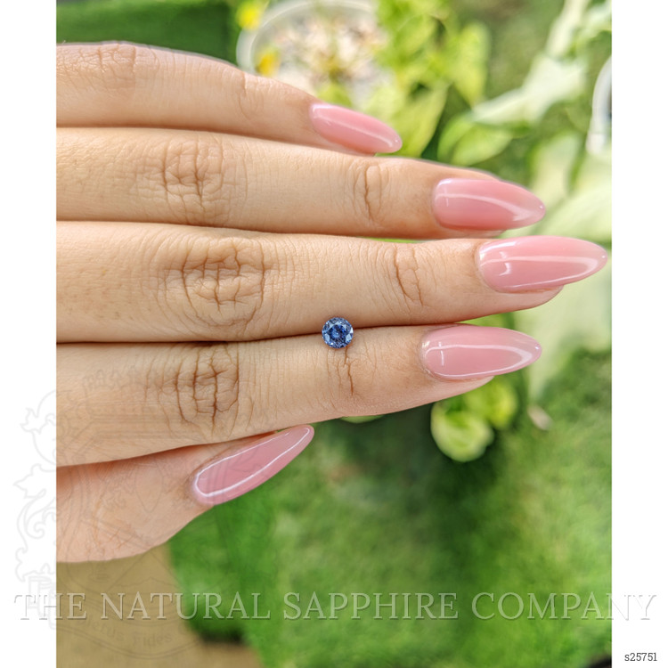 0.51 Ct. Blue Sapphire from Ceylon (Sri Lanka)